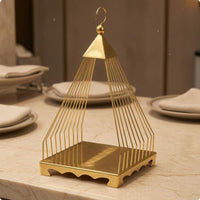 Birdcage Dessert Stand Hanging Hook Birdcage Dessert Display Iron Construction Table Decor for Buffet