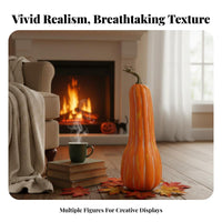 Decorative Gourd Model Lifelike Artificial Harvest Gourd Rustic for Bowl Filler