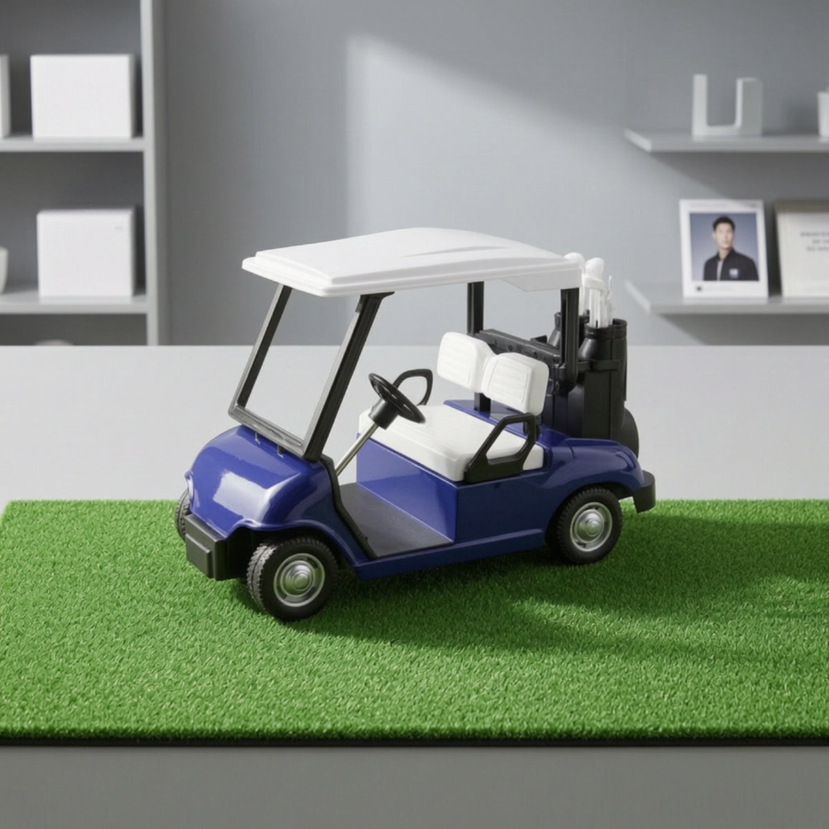 Golf Cart Toy Realistic Toy Golf Cart Plastic Parts for Office