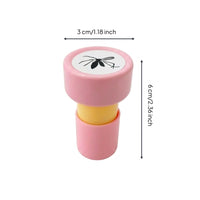 Portable Photosensitive Stamp Self-Inking Bug Stamp Glossy Stationery Realistic for Party Favors