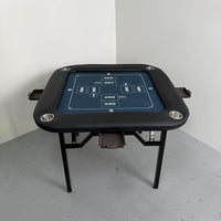 折叠扑克游戏桌赛事桌棋牌麻将桌正方形多功能便携折叠桌掼蛋桌子
