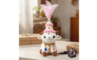 Cute Soft Lamb Keychain Collectible Lamb Keychain Kawaii Stuffed Sheep Pendant Adorable for Travelers, Keys, Handbags
