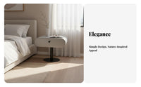 Single-Drawer Pedestal Nightstand Minimalist Design Bedside Table Designer