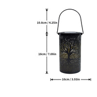 Tree Pattern Shadow Lamp Automatic On/switch off Foliage Pattern Garden Light