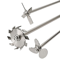 304 Stainless Steel Stirring Paddle with 8mm Hole for Laboratory Dispersion