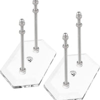 Acrylic Wall Mount Display Rack for Skateboards and Scooters
