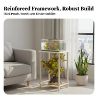 Multi-Tier aquatic aquarium Rack Floor-Standing Storage Furniture Easy Assembly