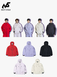 NEXTSTAGE滑雪服套装女单双板防水3L全压胶男士户外滑雪衣裤套装