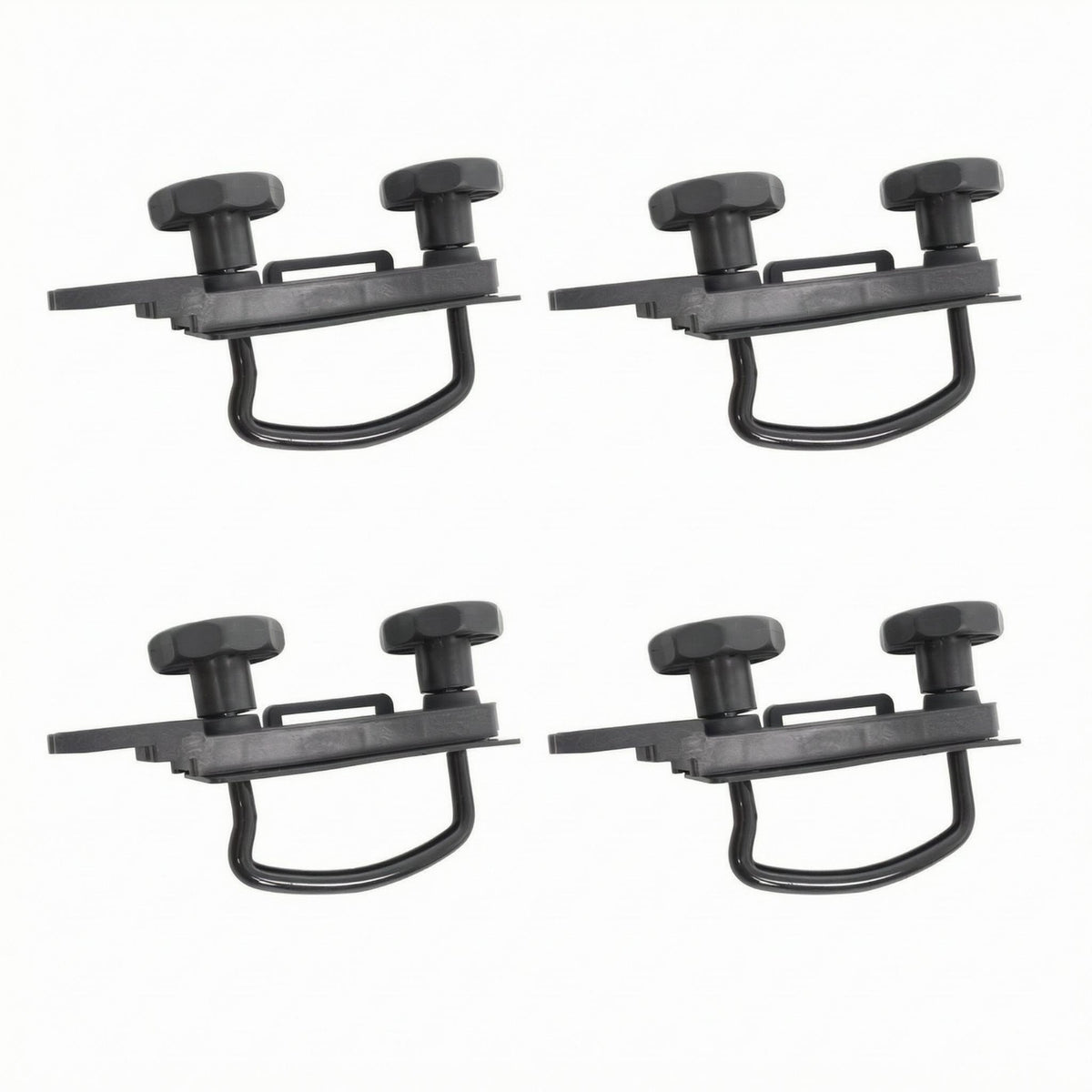 Securing Straps Roof Box Mounting Kit Safety Pads U-Bolt Clamp Kit Threaded Metal Bolts Roof Box U-Bolt Bracket Scratch Protection