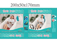 Inflatable Seat Cushion with Suction Cups for Bathroom Use