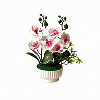 Artificial Blossom Arrangement All Year Color Potted Blossom Decor Lifelike