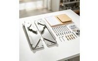 Folding Table Hardware Kit Wall-Mounted Flip-down Table Support Equipment wearResistant Folding Bracket for Woodworkers, Carpenters, Workplaces