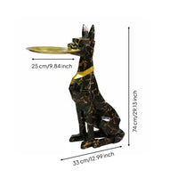 Doberman Statue Light Luxury Design House Ornament Floor Standing