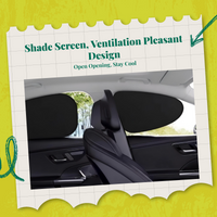 Attractive car window light barrier, privacy screen, solar protection, universal fit, side window shield