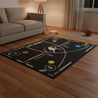 Sound Absorbing Basketball Footwork Training Mat Noise-Reducing Portable Basketball Training Mat Long-Lasting Lightweight for Beginners