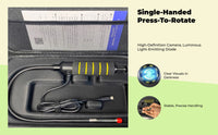 Inspection camera, articulating borescope, high-definition visual diagnostics, automotive repair tool