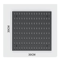 Wall Storage Rack Pegboard Panel Organizer Modular System with Hooks Shelves Basket No-drill Easy Installation Thick Construction Suitable for Office Home