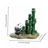 Tea Pet Collectible Zhisha Panda Ornament Desk Display Home Decor