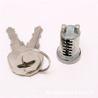 R&D Engineering Vehicle Fuel Tank Cap Turn Lock Core, Zinc Alloy, Blade Lock Core