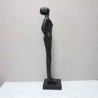 欧式创意简约仰头人物雕塑摆件客厅卧室玄关酒店办公室家居装饰品