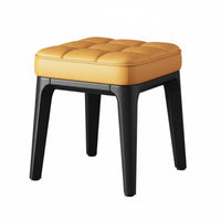 Low Stool Stackable Seating Space Saving Comfort Cushion for Bedroom