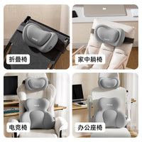 Office Chair Headrest Pillow with Lumbar Support, Heightened Backrest, Nap Pillow