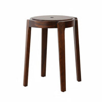 Square Wooden Stool Nordic Design Long Bench Versatile Use for Adults