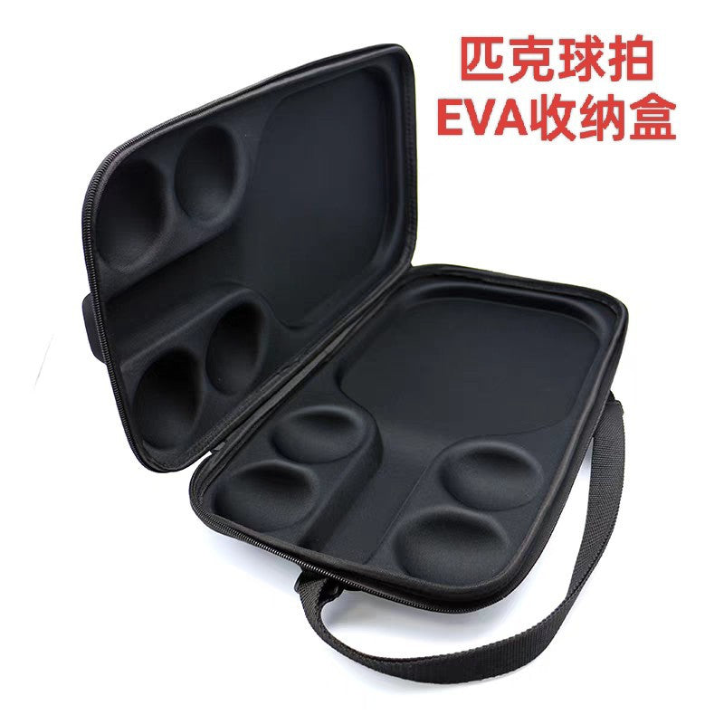 EVA Pickleball Paddle Protective Case Square Large Capacity Storage Bag