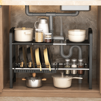 under-sink storage rack