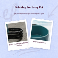 Pet Heated Water Bowl, Automatic Outdoor Drinking