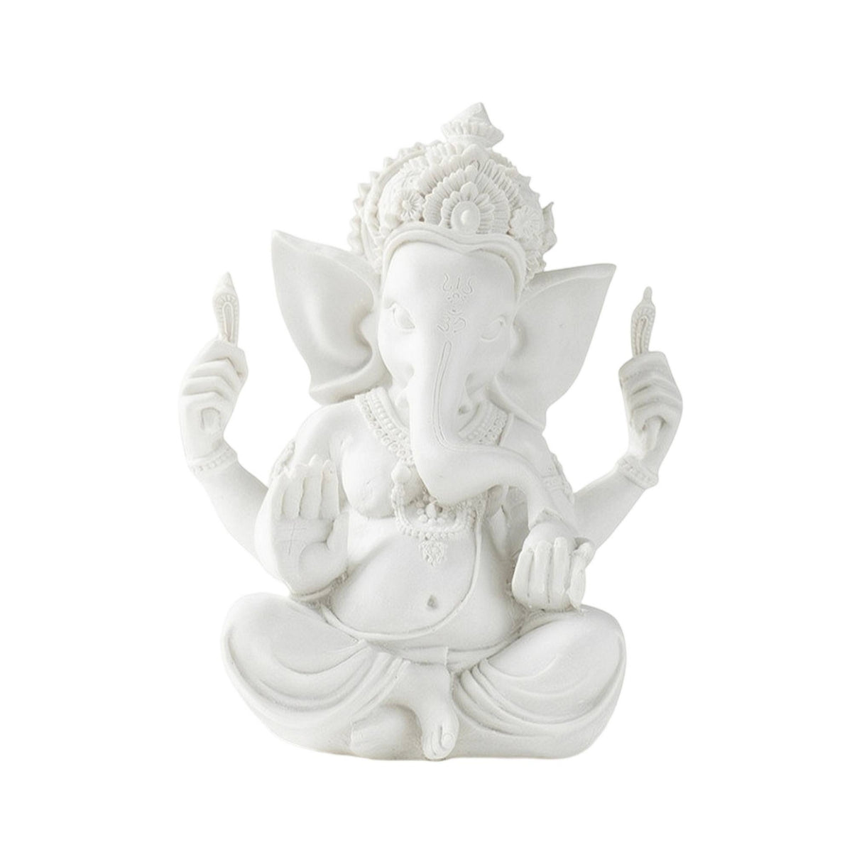 Hindu Figurine Seated Hindu Figurine Statue Decorative for Altar, Desk, Shelf