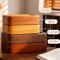 Black Walnut Mortise and Tenon Rounded Corner Solid Wood Picture Frame Empty Frame for Chinese Calligraphy