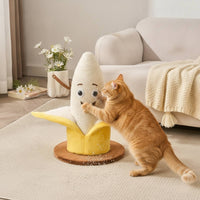 Cat Scratching Post with Sisal Rope Long-Lasting Cat Scratching Post with Base Pet Supply Indoor Natural for Cats, Living Room