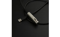 Plug-and-Play USB to XLR Cable in-Line XLR to USB Adapter Cable 3m High Fidelity for Home Recording, Karaoke