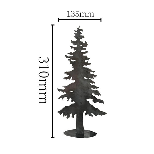 Wrought Iron Christmas Tree Black Freestanding Metal Tree Rustic Farmhouse