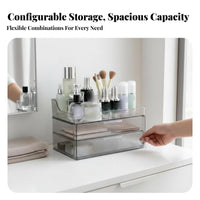 Clear Drawer Organizer multi-purpose Desktop reachory debrisproof for Desk, Women