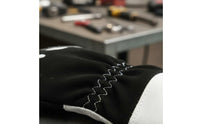 Kevlar Fireproof Thread TIG Joining Metal Gloves Flexible Finger Design Heat Resistant Leather Gloves Soft Lining Long Cuff Work Gauntlets for Welders, Mechanics, Foundry, Workshop, Gardening
