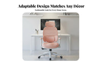 Ergonomic Desk Seat Compact Size Swivel Chair Adjustable Armrests for Study Room