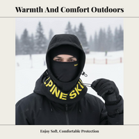 Windproof thermal balaclava for skiing