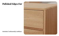 3-Drawer End Table Modern Design 3-Drawer Chest Large Capacity for Home, Hallway