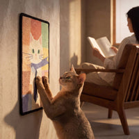 Wall Cat Scratching Board Decorative Wall Scratcher with Sisal Easy to Install Cat Scratching Board for Entryways