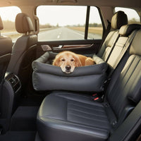 Dog Car Seat Bed PU Leather Vehicle Pet Nest Thickened