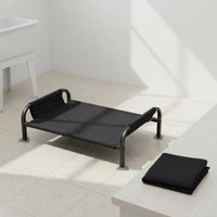 Raised Feline Bed Summer Cooling Raised Pet Bed Sturdy Metal Frame for Indoor