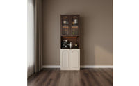 Dining Room Buffet Cabinet French Vintage Design Freestanding Sideboard Large Capacity Sideboard with Hutch