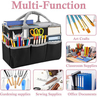 Teacher Tote Bag with Oxford Fabric, Portable Storage for Classroom and Garden
