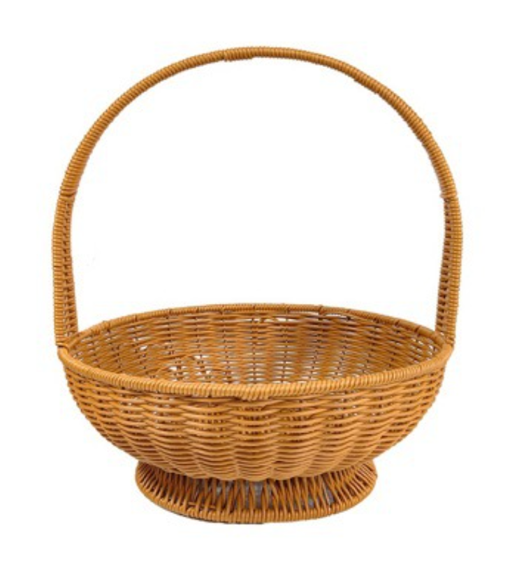 Brown Round Handled