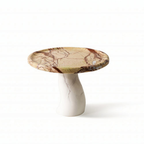 Toadstool-Shaped Fruit Plate Stable Fruit Plate with Pedestal Versatile
