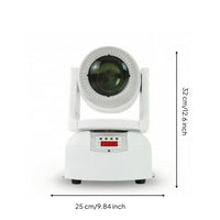 Beam Light with Prism Lens 100W Moving Head Light with Prism Moving Head with Dual Yokes 12 Channel Rotating for DJs, Discos