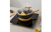 Easy to Clean Square Nonstick Wok Even Heating Cookware