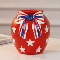 Decorative Vase with Bow Festive Vase with Bow Playful for Party